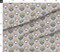 Various Fabrics by the Yard or Fat Quarter Cotton Blooms Light Blue Lilac Peach Art Deco Botanical Cream Kids Whimsical Custom Printed Fabric by Spoonflower